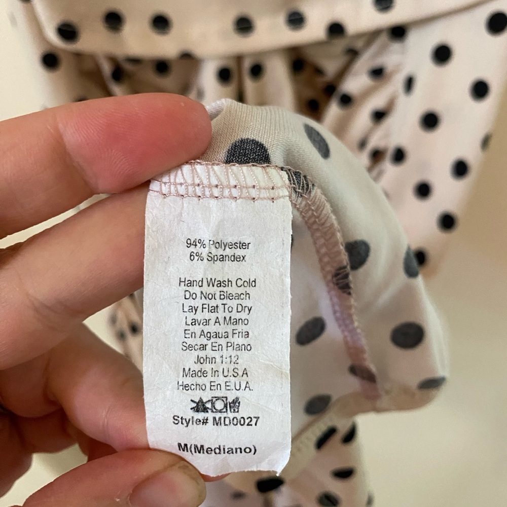 MyBump Luke 2:40 Maternity Dress Bundle (2) Floral & Polka Dot Ruffle Bodycon M - Picture 5 of 13